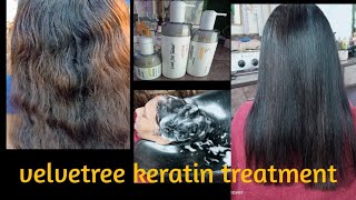 velvetree keratin treatmentHow to do keratin treatmentkeratin कैसे करते हैंstep by step [upl. by Akkin]