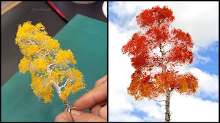 How to make a STUNNING Tree for Diorama  Simple and easy [upl. by Clemmie836]