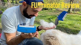 Furminator Long Hair Undercoat Review [upl. by Ahsenauq]