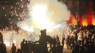 Correfoc Festa Major Montblanc 3de 10092024llegenda3 [upl. by Anma373]