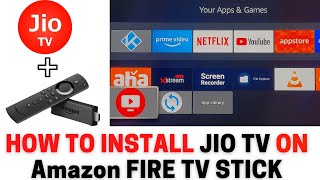 How to Install JioTV and Enjoy Live TV channels on Firestick in 2021 [upl. by Yleoj]