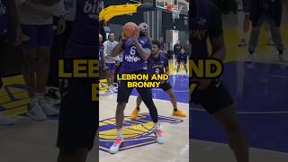 LeBron VS Bronny shorts basketball nba lakers sports athlete [upl. by Iramo764]