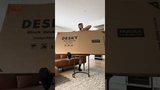 Unboxing Desky Duel Ergo Edge Sit Stand Desk Deskydesk [upl. by Yblocaj]