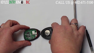 2006  2011 Buick Lucerne Key Fob Battery Replacement [upl. by Keene]