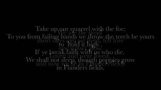 In Flanders fields [upl. by Llednor]