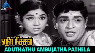 Ethir Neechal Old Movie Song  Aduthathu Ambujatha Video Song  TM Soundararajan  P Susheela [upl. by Euton209]