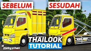 TUTORIAL TREND EDIT TRUCK JADI THAILOOK BUSSID TERBARU VIRAL  BUSSID V361 [upl. by Waal]