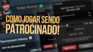 Como jogar Torneios de Poker sendo Patrocinado  GGPoker Staking [upl. by Tolmann]