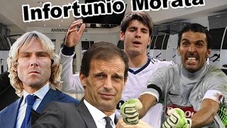 ALLEGRI E LINFORTUNIO DI MORATA  Parodia [upl. by Ytsirk549]