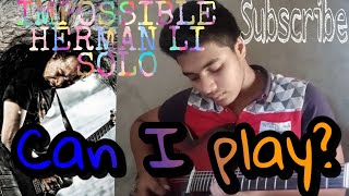 Learning a Herman Li solo [upl. by Marela318]