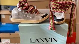 Lanvin Curb Sneakers On Foot Review and Sizing Guide [upl. by Adnohsad733]