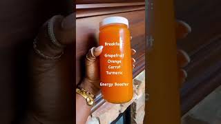 MORNING JUICE BOOST  GRAPEFRUIT ORANGE CARROT amp TUMERIC POWER JUICE [upl. by Guillaume]