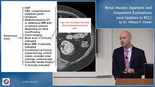 Renal Masses Inpatient and Outpatient Evaluations and Updates in Renal Cell Carcinoma [upl. by Tuesday]