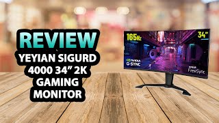 Yeyian Sigurd 4000 34quot Ultra Wide 2K Gaming Monitor ✅ Review [upl. by Gove]