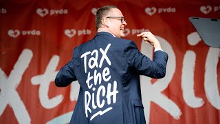 Raoul Hedebouw doorbreekt een van de grote taboes in de Belgische politiek Tax the rich [upl. by Eeruhs275]