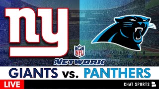 Giants vs Panthers Live Stream Scoreboard PlayByPlay Highlights amp Stats  NFL Network [upl. by Rimma]