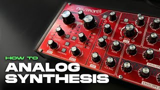 How to use any analog synthesizer [upl. by Adnalra]