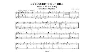 USA Tunes in Scottish Styles HARMONIZED Waltz on My Country Tis of Thee for bagpipe duo JA Key [upl. by Jarret]