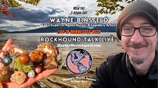 S3E8 with Wayne Binsfeld Lake Superior Agate Hunter amp Lapidary Artist [upl. by Nomal]