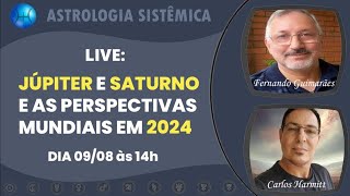 JÚPITER E SATURNO E AS PERSPECTIVAS MUNDIAIS EM 2024 [upl. by Joye]