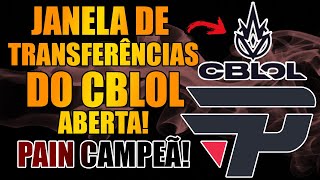 JANELA DE TRANSFERÊNCIAS DO CBLOL ABERTA PAIN CAMPEÃ FLA NA FINAL DO PUBG MOBILE [upl. by Rhody505]