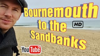 Walk with me from Bournemouth Pier to the Sandbanks  Dorset Coast  Day Trip from London [upl. by Lakin]