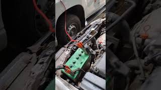 Engine Start procedure by help other Carshorts [upl. by Howlend]