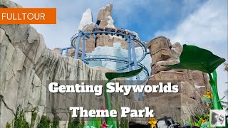 Genting Skyworlds Theme Park full Tour  Genting Highlands Top attraction  travelingartasty [upl. by Avek]