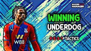 Winning Underdog 4231 Tactic  SM24  Soccer manager 2024 Tips and tricks [upl. by Seira]