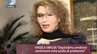 Angela Similea  Interviu Kanal D [upl. by Esilanna]