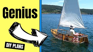 This guy is a GENIUS Check out his DIY Boat Plans  ⛵ Sailing Britaly ⛵ [upl. by Etterraj]