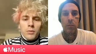 Machine Gun Kelly and Travis Barker ‘Tickets to My Downfall’ and Working With Halsey  Apple Music [upl. by Brieta]