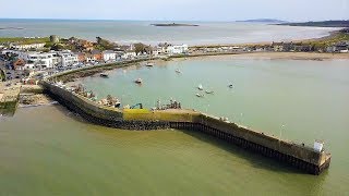 Skerries Dublin  Ireland  Aerial Drone Videos 4K  DJI Mavic Pro  Apr 2018 [upl. by Ecitsuj]