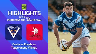 2024 ACT Rugby Grand Final Highlights  Vikings v Royals [upl. by Eikceb79]