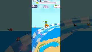 Aquapark Io Game Video [upl. by Cyb]