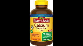 Nature Made Calcium Magnesium Zinc with Vitamin D3 [upl. by Darrel896]