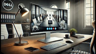 🖥️ Dell P3424WEB 34Inch Curved Video Conferencing Monitor Review 🖥️ [upl. by Elokkin]