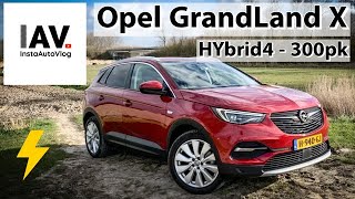 Review  Opel GrandLand X HYbrid4  Zuinige en gewichtige krachtpatser [upl. by Gnilrad804]