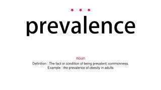 How to pronounce prevalence  Vocab Today [upl. by Adnilak]