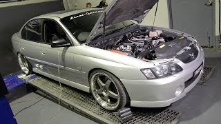 Twin turbo LS1 Holden dyno  DGENRL [upl. by Eittol]