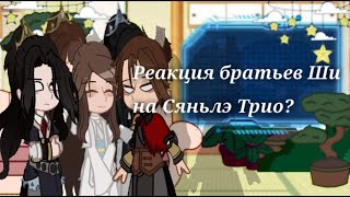 \\Реакция братьев Ши на Сяньлэ Трио\\react TGCF [upl. by Ainigriv]