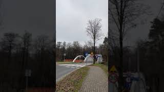 Przejazd osp strzybnica do drzewa nad liniami energetycznymi dlaciebie viralvideo fire [upl. by Nosnarb560]