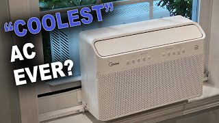 Midea 8000 BTU U Smart Inverter Window AC Installation and Review [upl. by Kinsley477]