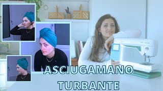 Tutorial ASCIUGAMANO TURBANTE per i capelli  turban towel [upl. by Sucramed973]