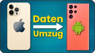 Daten von iPhone auf Android übertragen Kontakte Fotos Chats usw [upl. by Howarth]