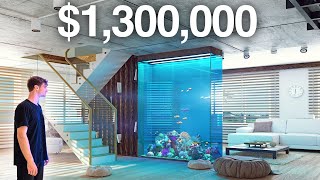 1300000 HOME AQUARIUM TOUR  Inside Dubais LUXURY House [upl. by Alimhaj]