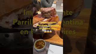 Impresionante Parrillada Argentina en Buenos Aires turismo travel buenosaires viajarporelmundo [upl. by Gerhard994]