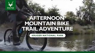 Afternoon Mountain Bike Trail Adventure  Kruger National Park SANParks [upl. by Pine]