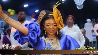 ODUNAYO ADEBAYO MINISTRATION AT MY WORSHIP MY WEAPON WITH YEYE ORIN ADERONKE OLUBANWO [upl. by Atsillak]