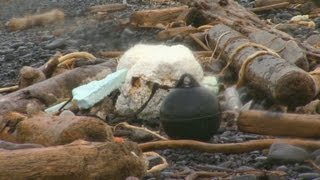 First wave of tsunami debris hits US [upl. by Sandell986]